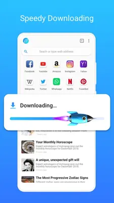 Speed Browser android App screenshot 3